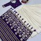 Jacquard Silk Lehenga with Banarasi Saree Style Drape for partys