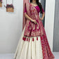 Jacquard Silk Lehenga with Banarasi Saree Style Drape for partys