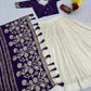 Jacquard Silk Lehenga with Banarasi Saree Style Drape for partys