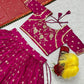 Jacquard Soft Silk Lehenga Choli Set for Festive and Wedding Wear