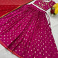 Jacquard Soft Silk Lehenga Choli Set for Festive and Wedding Wear