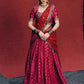 Jacquard Soft Silk Lehenga Choli Set for Festive and Wedding Wear