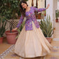 Jacquard Weaving Lehenga With Designer Blouse