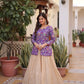 Jacquard Weaving Lehenga With Designer Blouse