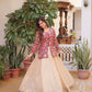 Jacquard Weaving Lehenga With Designer Blouse