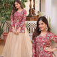 Jacquard Weaving Lehenga With Designer Blouse