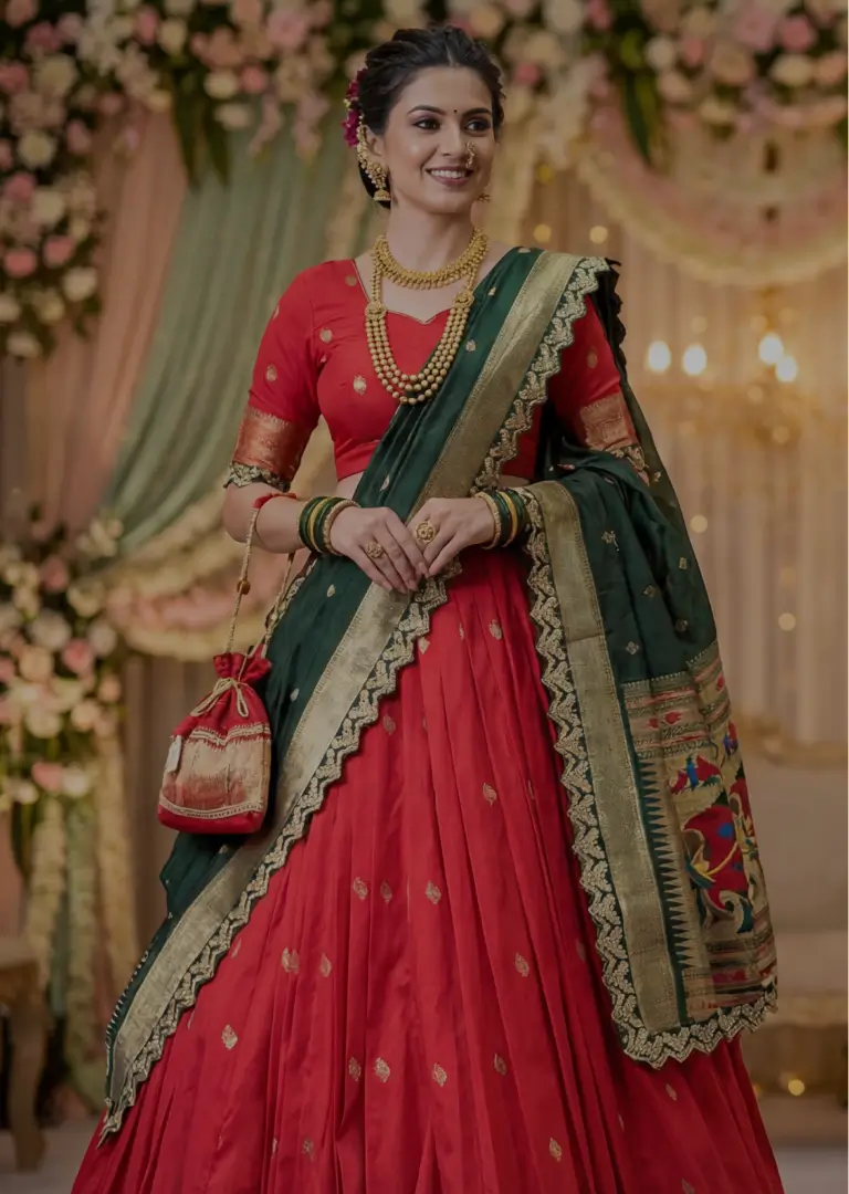 Jacquard_Silk_Paithani_Zari_Weaving_Lehenga_Set_with_Dupatta_Batwa_mobile