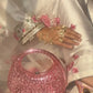 Japan Satin Embroidered Kurti with Farshi Salwar Set