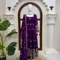 Jewel Tone Sequin Anarkali
