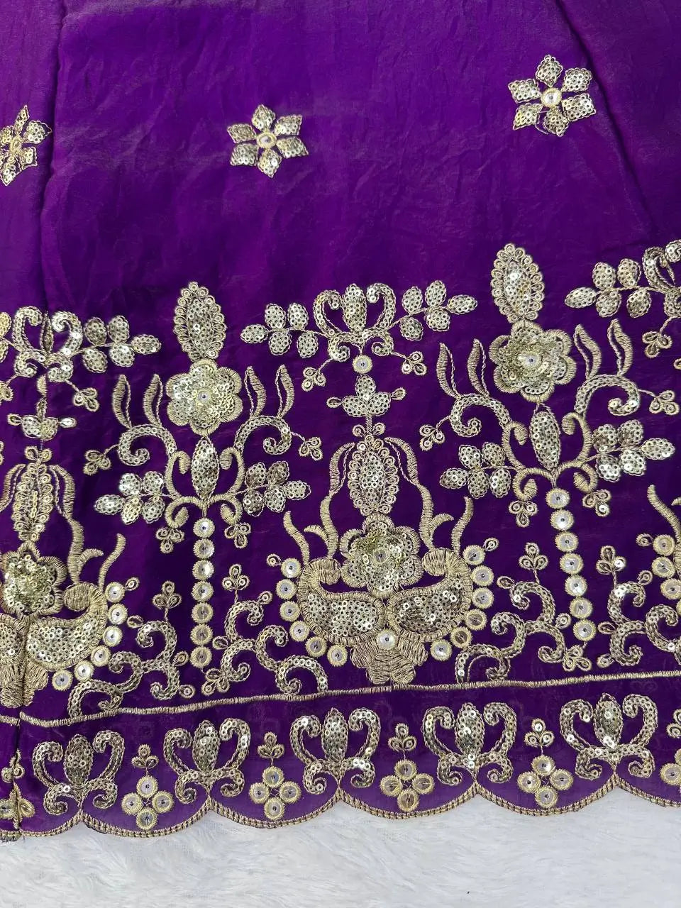 Jewel Tone Sequin Anarkali