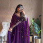 Jewel Tone Sequin Anarkali