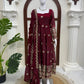 Jewel Tone Sequin Anarkali