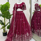 Jimi Choo Embroidered Lehenga Set with Dupatta
