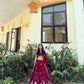 Jimi Choo Embroidered Lehenga Set with Dupatta
