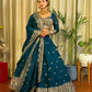 Jimi Choo Embroidered Lehenga Set with Fancy Satin Dupatta