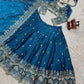 Jimi Choo Embroidered Lehenga Set with Fancy Satin Dupatta