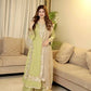 Jimmy Choo Embroidered Palazzo Set with Diamond & Moti Handwork