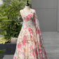Jimmy Organza Digital Print Lehenga Set with Handcrafted Blouse