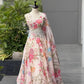 Jimmy Organza Digital Print Lehenga Set with Handcrafted Blouse