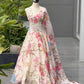 Jimmy Organza Digital Print Lehenga Set with Handcrafted Blouse