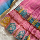 Jimmy Organza Silk Digital Print Anarkali Gown with Dupatta