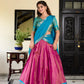 Kanchipuram Silk Zari Weaving Lehenga Set