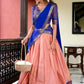 Kanchipuram Silk Zari Weaving Lehenga Set