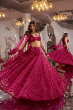 Kasturi Silk Embroidered Designer Lehenga Set