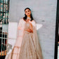 Kasturi Silk Heavy Sequins Embroidered Lehenga Set with Dupatta