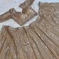 Kasturi Silk Heavy Sequins Embroidered Lehenga Set with Dupatta