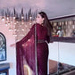 Kasturi Silk Sequin Embroidered Saree with Designer Blouse for Wedding and Party Wear