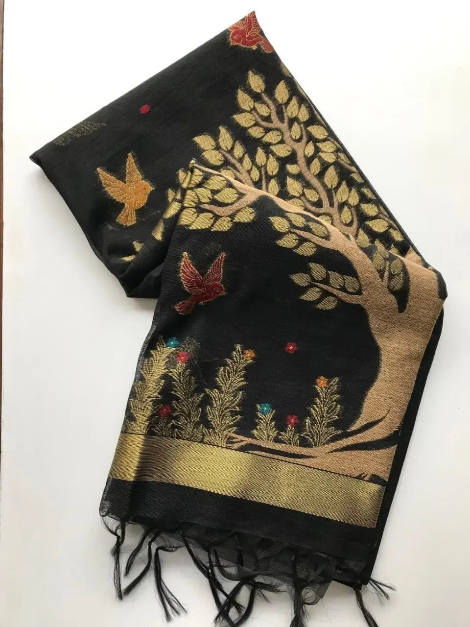 Khadi Cotton Zari Weaving Saree for Festive, Traditional and Day Wear