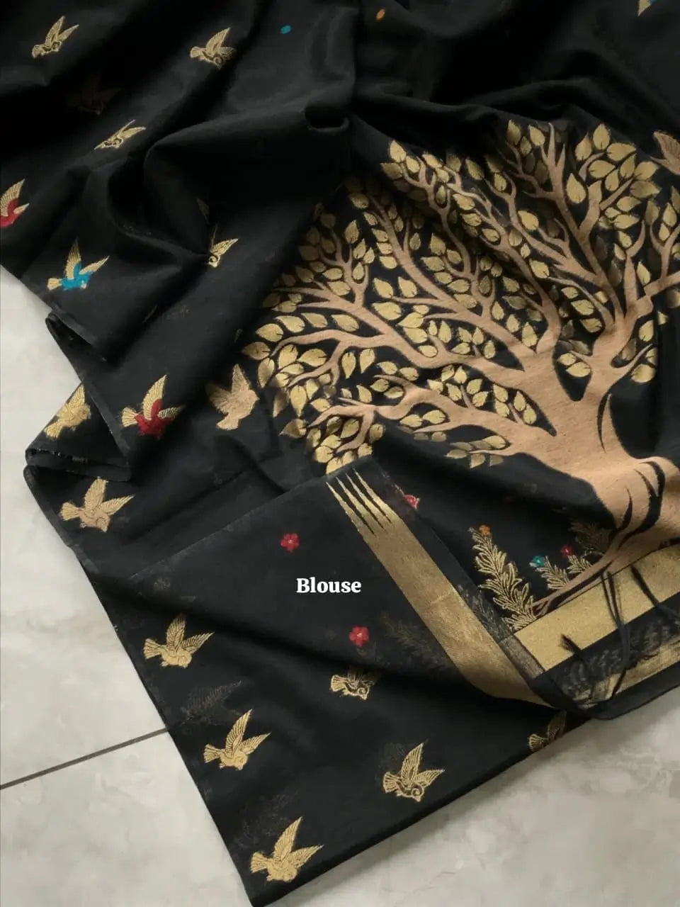 Khadi Cotton Zari Weaving Saree for Festive, Traditional and Day Wear