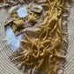 Khadi Moss Silk Embroidery Saree Set