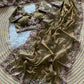 Khadi Moss Silk Embroidery Saree Set
