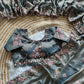 Khadi Moss Silk Embroidery Saree Set
