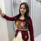 Kodi Gamthi Handwork Lehenga Set