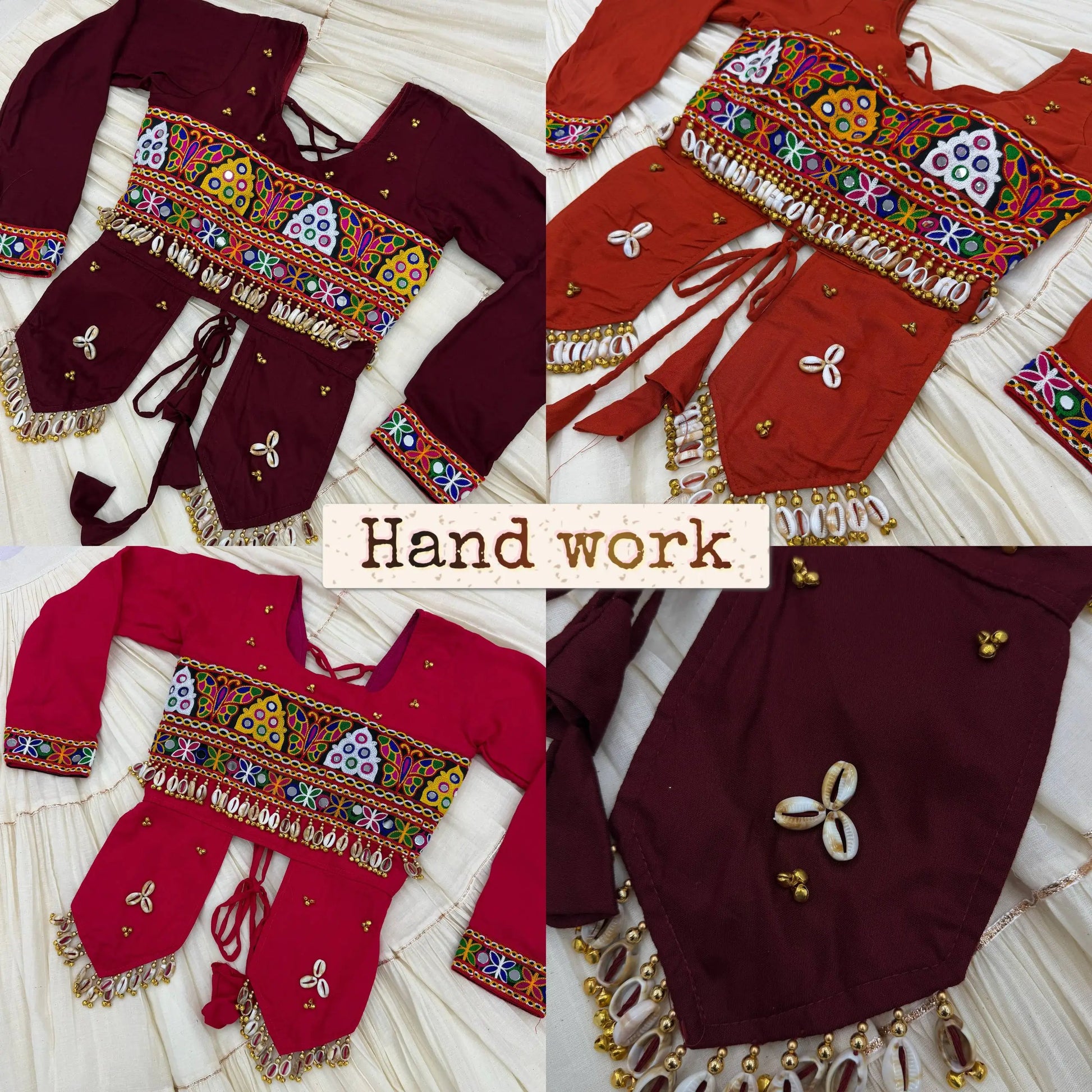 Kodi Gamthi Handwork Lehenga Set
