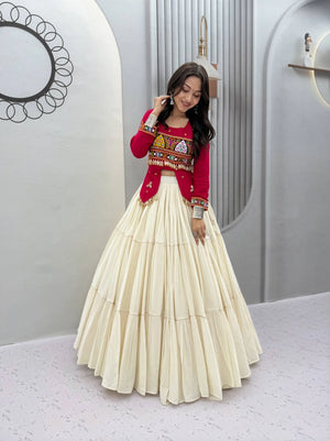 Kodi Gamthi Handwork Lehenga Set