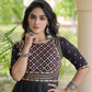 Kora Cotton Gota Patti Anarkali