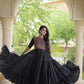Kora Cotton Gota Patti Anarkali