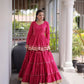 Kora Cotton Peplum Lehenga Set