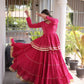 Kora Cotton Peplum Lehenga Set