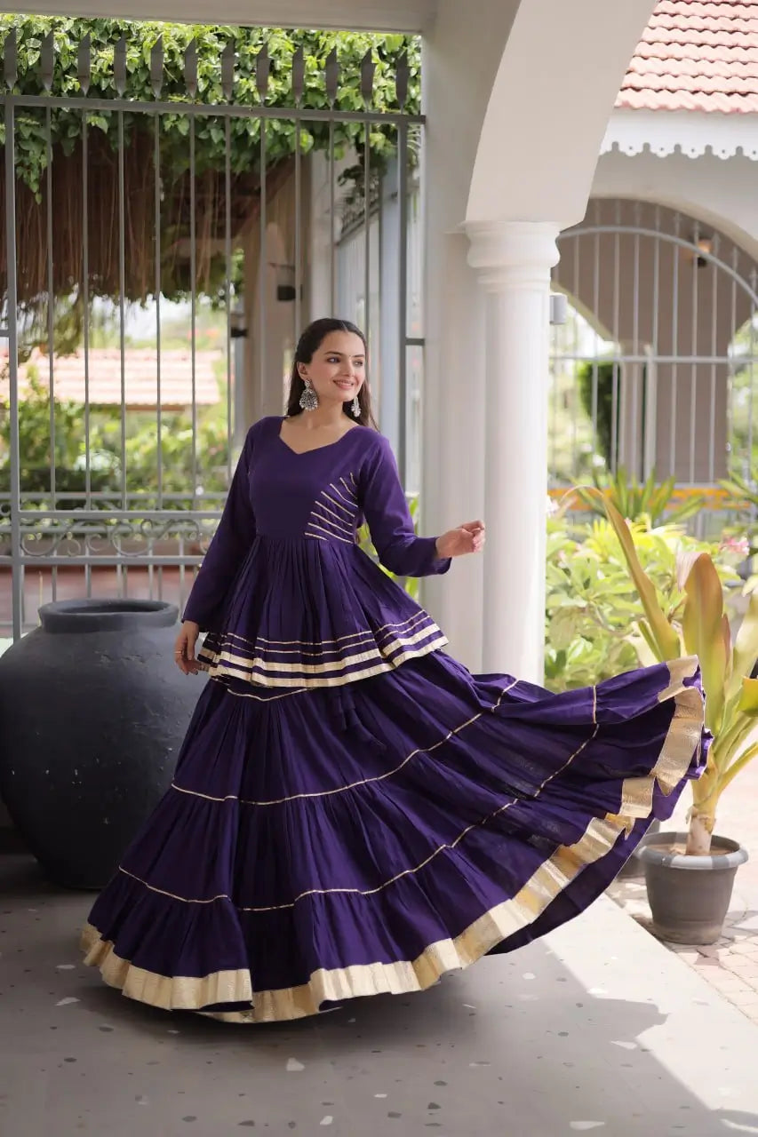 Kora Cotton Peplum Lehenga Set