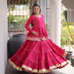 Kora Cotton Peplum Lehenga Set