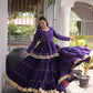 Kora Cotton Peplum Lehenga Set