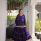 Kora Cotton Peplum Lehenga Set