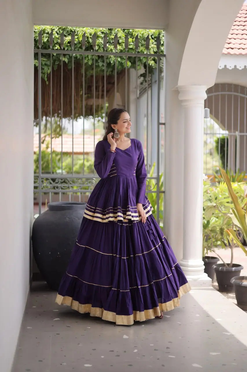 Kora Cotton Peplum Lehenga Set
