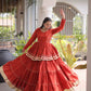 Kora Cotton Peplum Lehenga Set