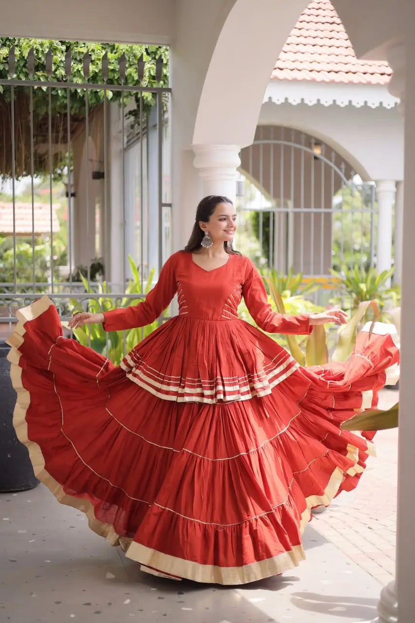 Kora Cotton Peplum Lehenga Set